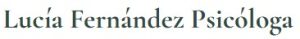 logo lucia fernandez psicologa en santander